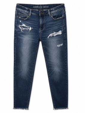 American Eagle Next Level Stretch Distressed Skinny Jeans Size 4 Short